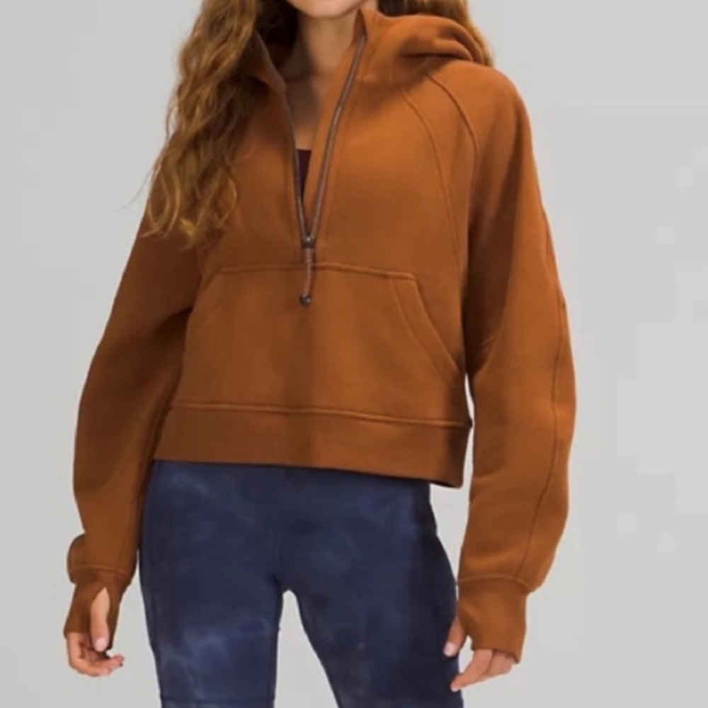 NWOT Scuba Oversized Halfzip Copper Brown XS/S